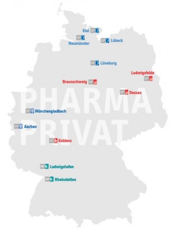 PHARMA PRIVAT Standorte